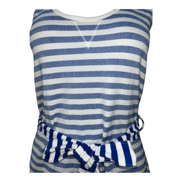 Converse One Star Sleeveless Dress M Blue, White Striped - Picture 3 of 11
